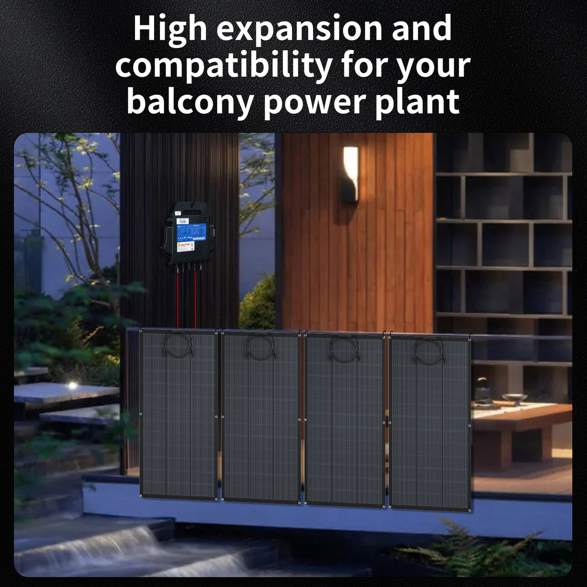 ECO-WORTHY 200W Flexible Solar Panel 25% Efficiency Balcony Motorhome Van | N-Type 18BB
