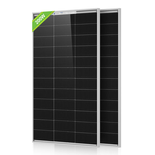 ECO-WORTHY 100W N-Type Bifacial Solar Panel with 25% High Conversion Efficiency