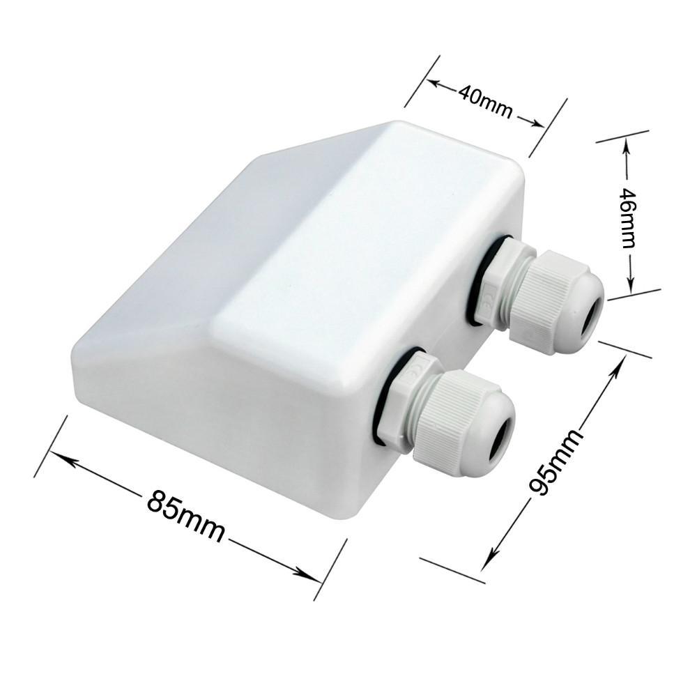 ECO-WORTHY White Color Solar Panel Mounting Brackets for RV, Boats, Motorhomes