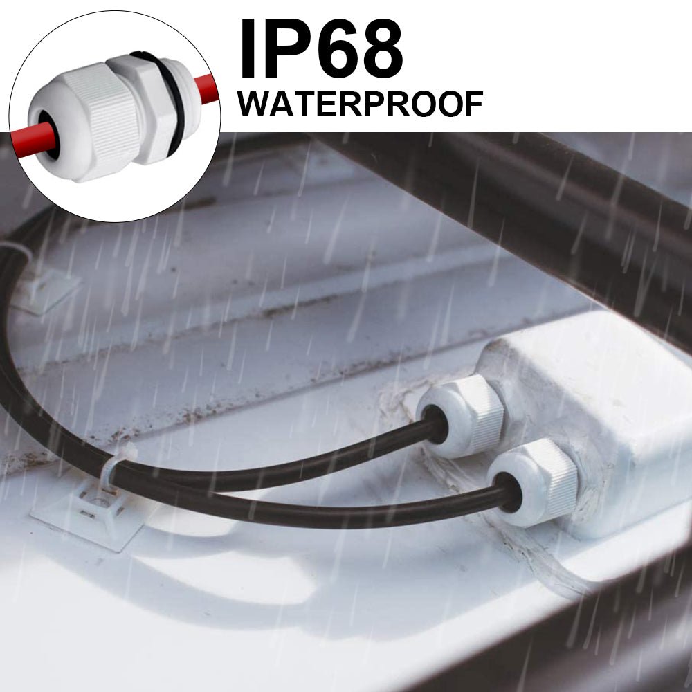 ECO-WORTHY White Color Solar Panel Mounting Brackets for RV, Boats, Motorhomes