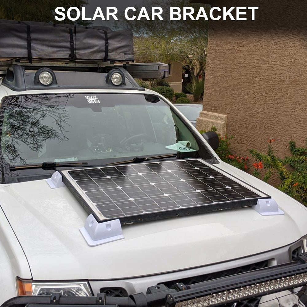 ECO-WORTHY White Color Solar Panel Mounting Brackets for RV, Boats, Motorhomes