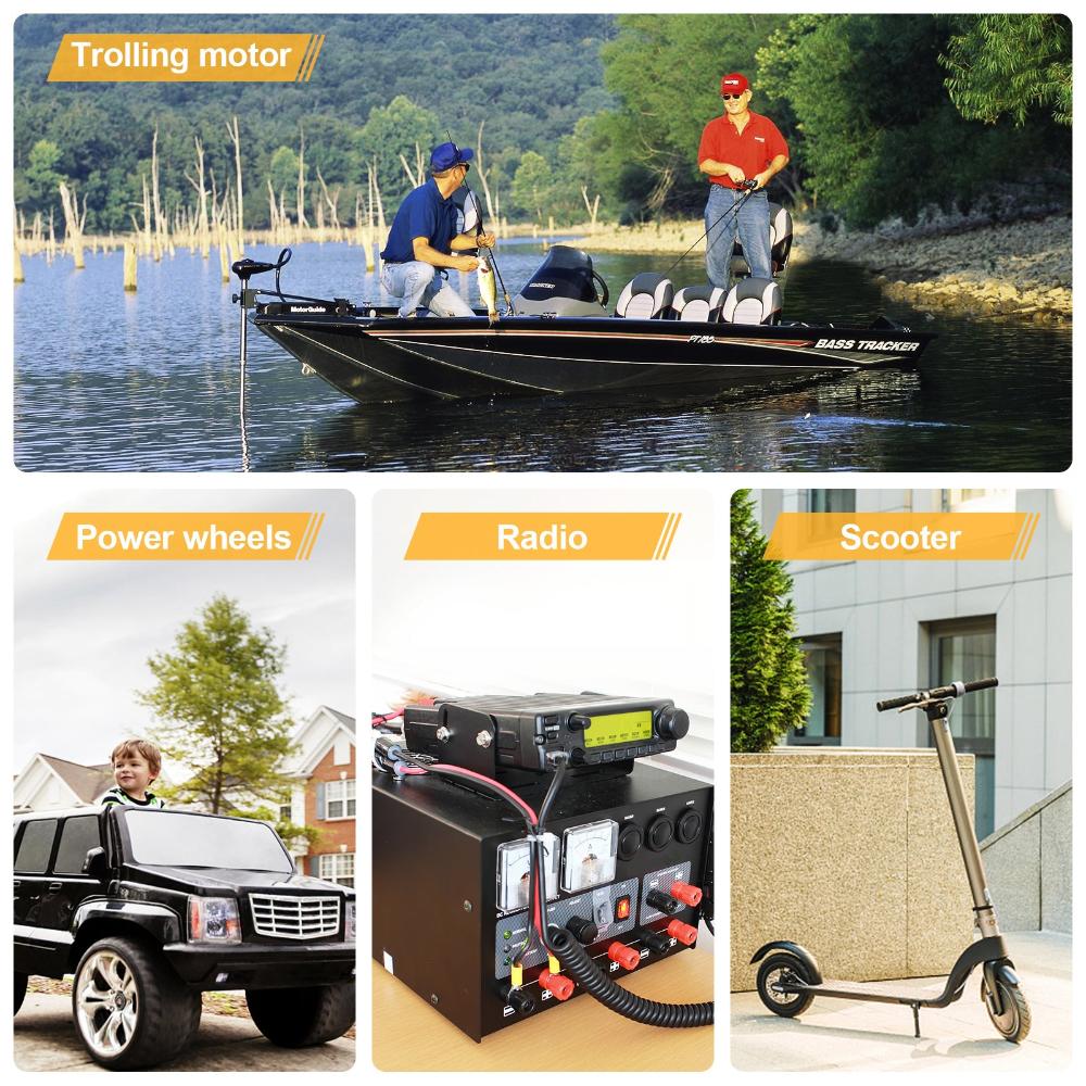 ECO-WORTHY 12V 30Ah LiFePO4 Lithium Battery