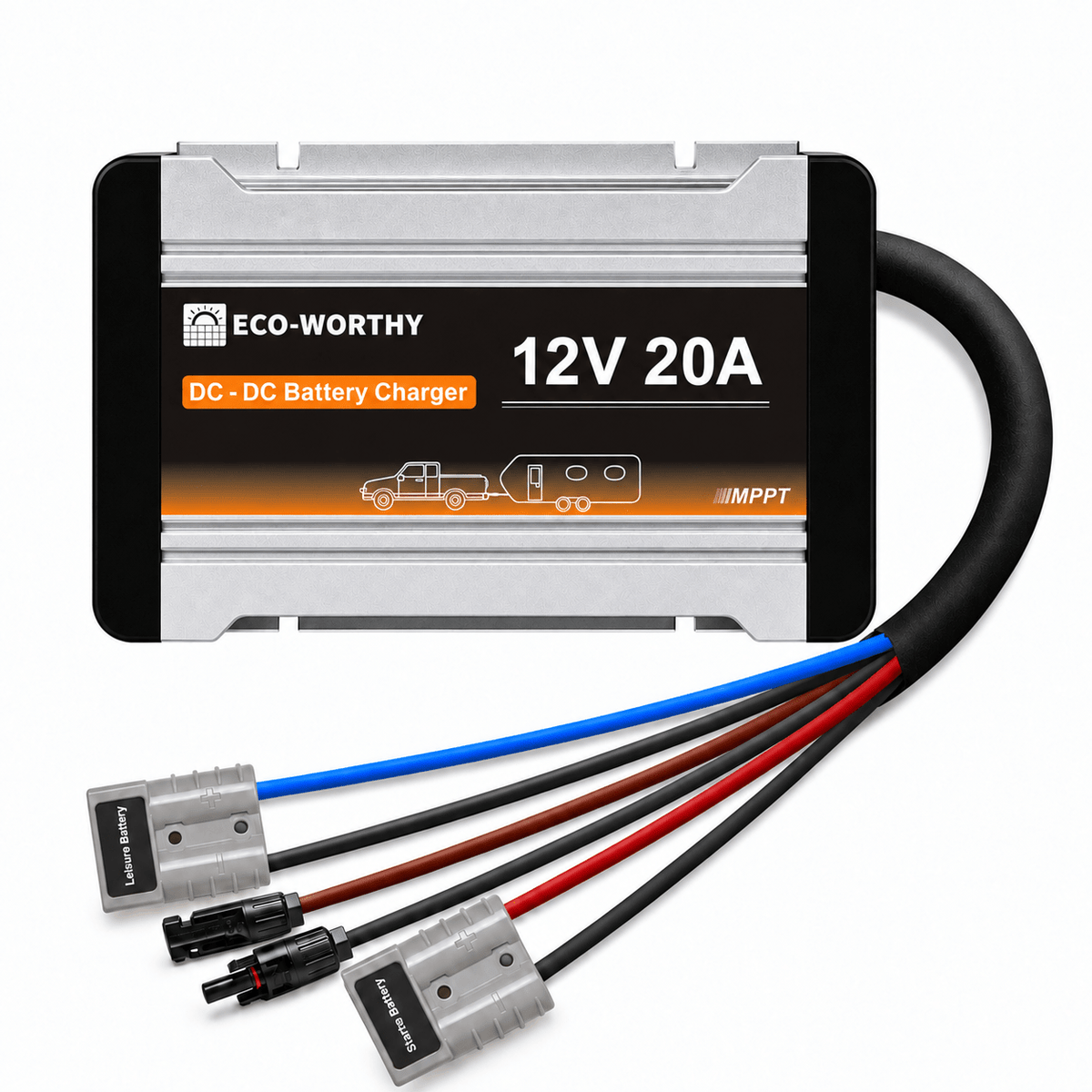 ECO-WORTHY 12V 20A & 40A DC to DC Charger On-Board MPPT Battery Charger
