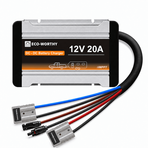 ECO-WORTHY 12V 20A & 40A DC to DC Charger On-Board MPPT Battery Charger