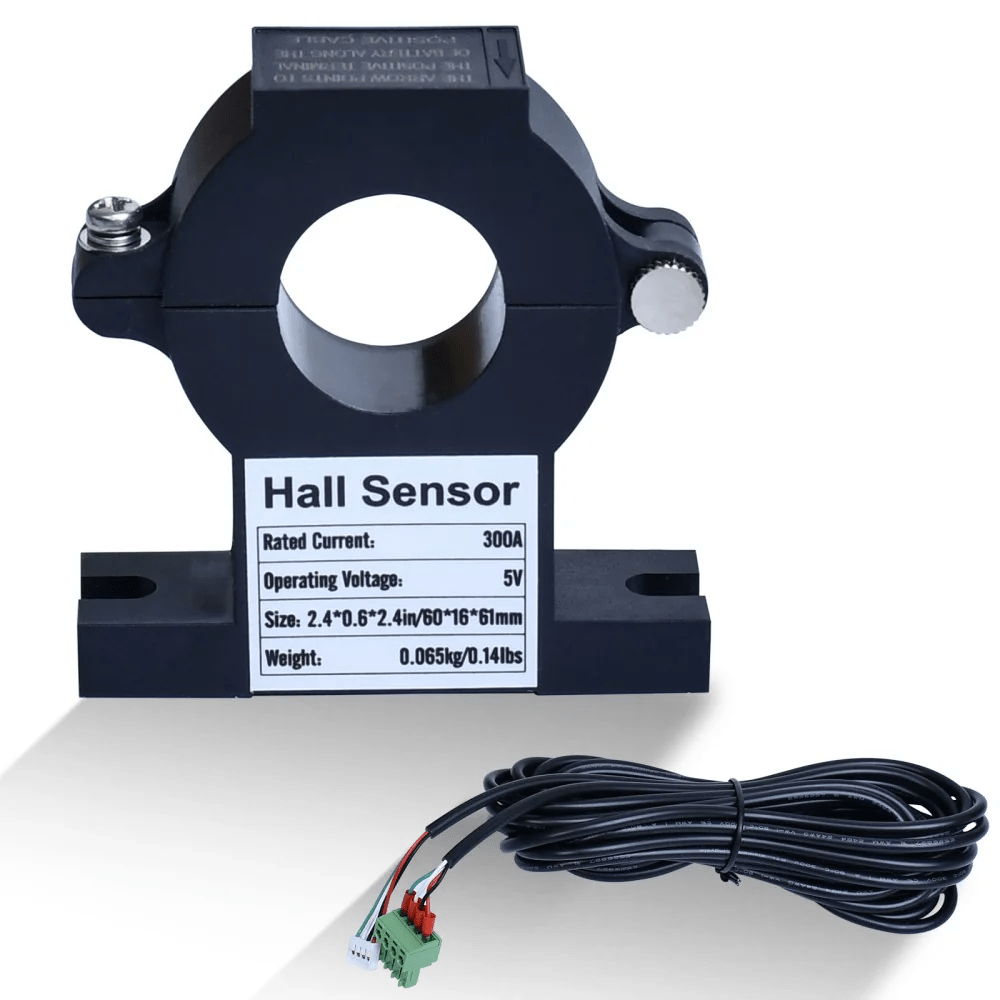 ECO-WORTHY 300A Battery Monitor with Hall Sensor for AGM & Lifepo4 Lithium Battery