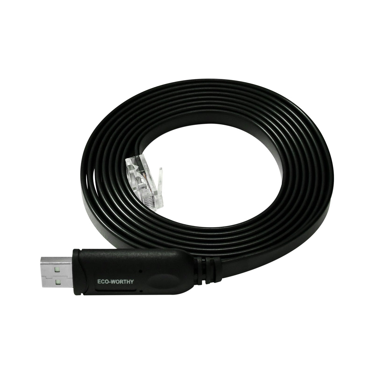 ECO-WORTHY RS232/RS485 to USB Adapt Cable for Server Rack Battery & PC Communication