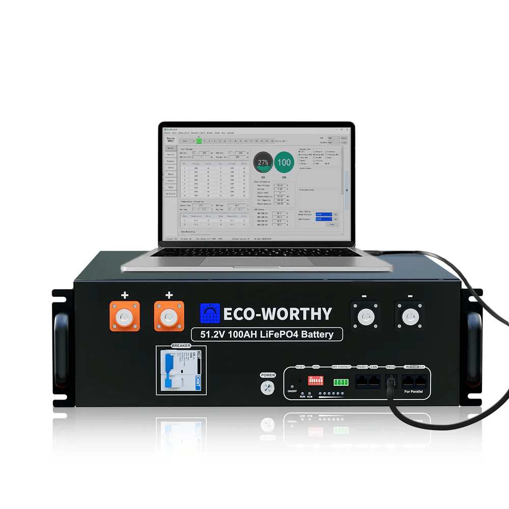 ECO-WORTHY RS232/RS485 to USB Adapt Cable for Server Rack Battery & PC Communication