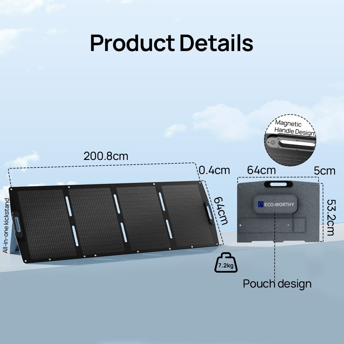 ECO-WORTHY 2400W Portable Power Station with 2048Wh Lithium Battery
